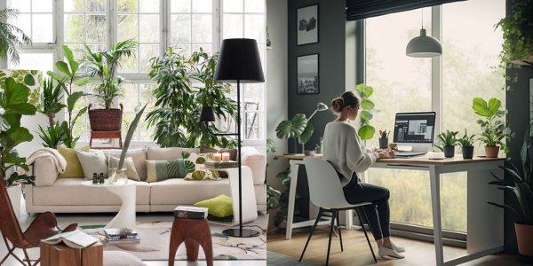 Nowadays people choose to keep plants at home and in the office