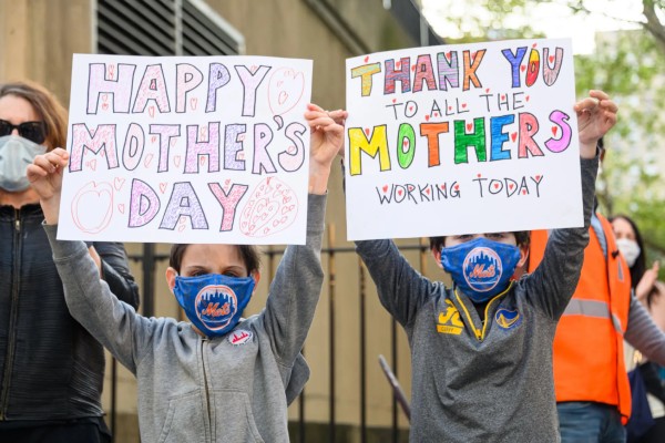 Children show love to their moms with beautiful thank you cards on Mother's Day