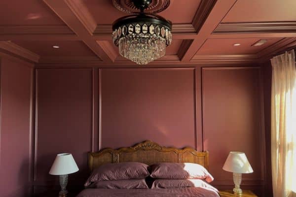 Color Drenching Bedroom