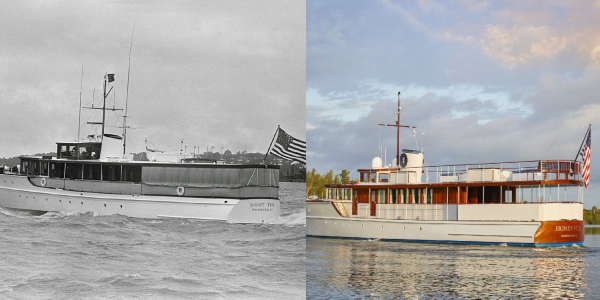 Honey Fitz Yacht then vs. now