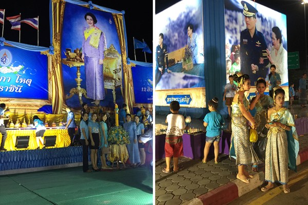Thai people honor both the Queen Sirikit and their mothers on Mother's Day