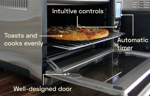 Toaster oven have more space and have more cooking options