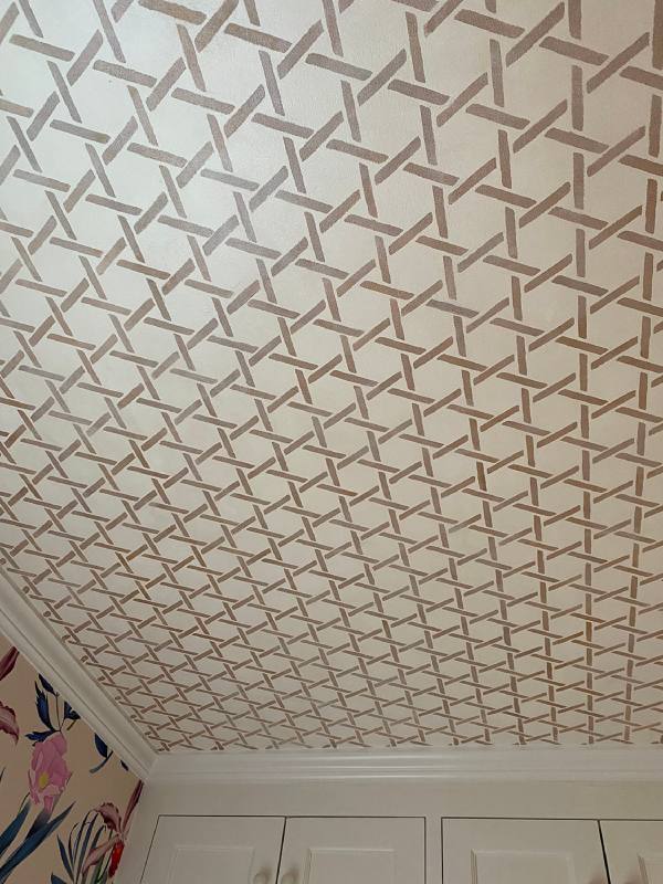 Stenciled Ceiling