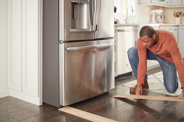 Weighing a refrigerator