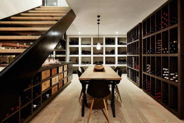 Wine cellars are traditionally located in basements to maintain cooler temperatures