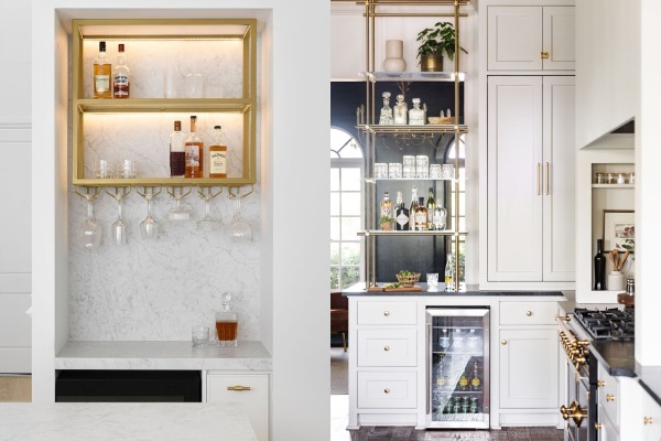 Setting up a home bar can be a fun DIY project